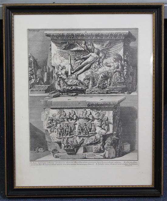 Giovanni Battista Piranesi (Italian, 1720-1778) Sustruzioni di Clodio,